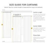 INOVADAY 100% Blackout Curtains - 84" Long Linen Drapes, Thermal Insulated for Bedroom & Living Room, 2 Panels Beige. - Image 7