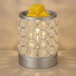 Leyoue Electric Crystal Wax Melt Warmer - Bulb Heating, Elegant Crystal Design, Quickly Melts Wax Blocks, Releases Long-Lasting Fragrance, Perfect Candle Wax Burner and Wax Warmer for Home Decor