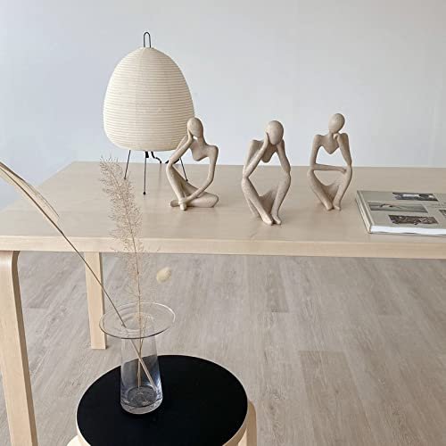 41fyOtOW-AL._SL500_.jpg Sandstone Resin Thinker Sculptures - Abstract Ornaments for Housewarming Gifts & Home Décor - Image 6