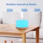 SPLITSKY Aromatherapy Essential Oil Diffuser: 300ML, Remote Control, 8-Hour Quiet Mist, 7-Color LED for Home & Yoga. - Image 5