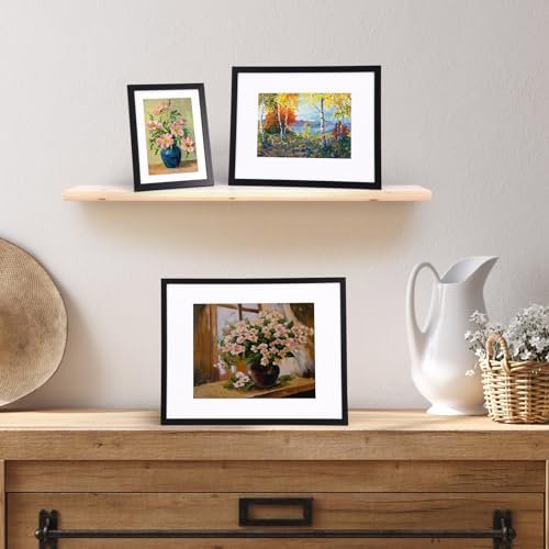 41k0W15-tFL._SL500_.jpg Giftgarden 14-Pack Black Picture Frames with Mats, Perfect for 11x14, 8x10, and 5x7 Photos. Ideal for Walls or Tabletops. - Image 8