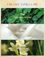 M&SENSE Extra Large 35oz Creamy Vanilla 3-Wick Candle: Long-Lasting Aromatherapy for Stress Relief & Home Decor. Perfect Housewarming Gift! - Image 2