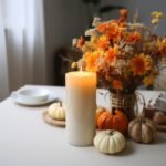 Set of 6 Unscented Ivory Pillar Candles - 2.8x4 inches, Dripless & Smokeless, 50-Hour Burn for Home, Christmas & Dinner Decor. - Image 8