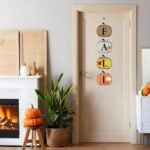 Wooden Fall Pumpkin Wall Sign for Thanksgiving - Farmhouse Decor for Home & Indoor Parties - Image 5