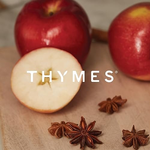 41qSeeLGbJL._SL500_.jpg Thymes Simmered Cider Candle – Warm Apple, Clove, & Cardamom Scent – Luxury Fall Decor, 3 Wick, 18 oz - Image 9