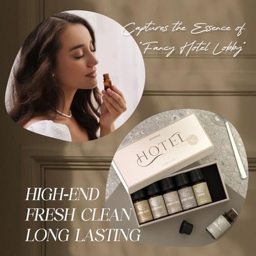 41qshQ70kaL._SL500_.jpg ARVIDSSON Hotel Diffuser Oils Set: Luxury Fragrance Blends, Jasmine & Mint, White Tea, Citrus Bliss – Perfect Gift! - Image 6
