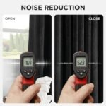 Joydeco 100% Blackout Curtains - 84" Velvet Curtains, 2 Panels for Soundproofing & Insulation (52W x 84L) - Image 6
