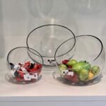 WGVI 7" Clear Slant Cut Bowl Glass Vase – Ideal for Terrariums, Candy, or Decor. Height: 6", Base: 4". 1 Piece. - Image 9