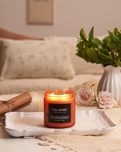 41v55t4NO5L._SL500_.jpg M&SENSE Baltic Amber Scented Candle - 11.6oz Clean Soy Wax, Non-Toxic, 70-Hour Burn, Perfect Housewarming Gift. - Image 6