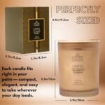 Coffee Candle - 9.7oz Frosted Jar with Wooden Wick, Gift Box & Branded Ship for Aroma Enthusiasts! - Image 4