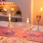 20PCS Clear Glass Candle Holders by Hewory – Ideal for Weddings, Christmas, and Parties - Image 3