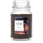 Yankee Candle Black Coconut Scented Candle, 22oz Large Jar with up to 150 Hour Burn Time, Giftable