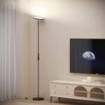 SUNMORY 32W LED Floor Lamp: 3000LM Remote-Controlled, 69" Tall, Dimmable Modern Torchiere for Living Room, Bedroom, Office. - Image 5