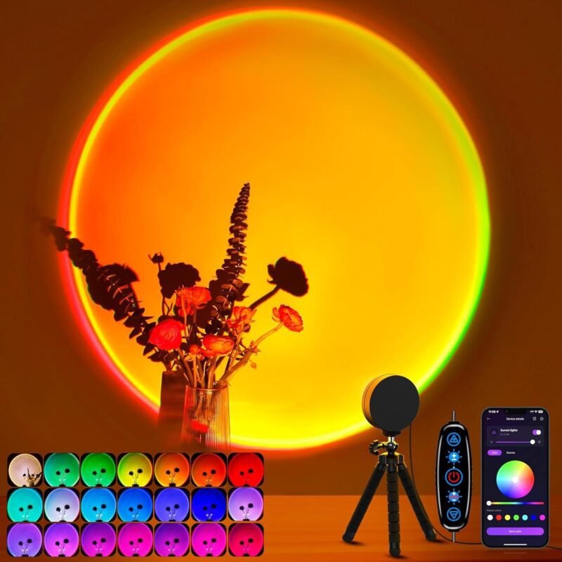 Exploring the Sunset Lamp Projector: Our Multicolor LED Review