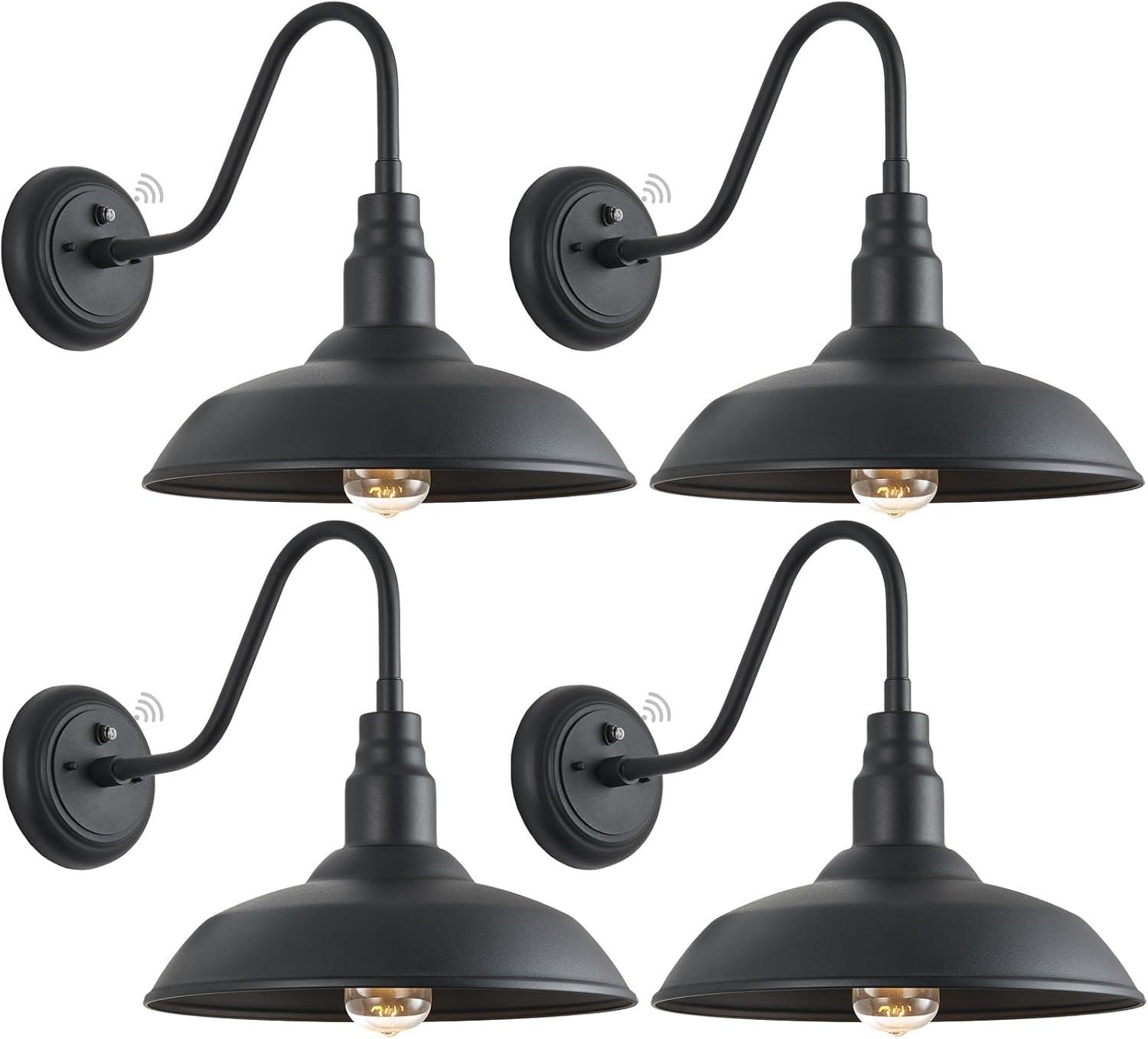 Our Review: Durable 14″ Gooseneck Barn Lights with Smart Sensor
