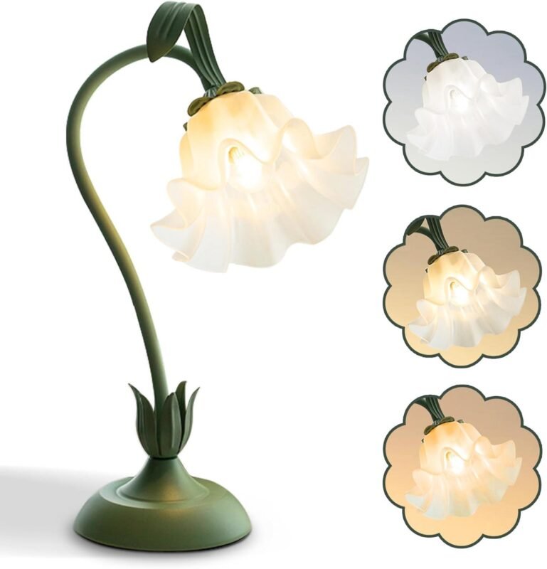 Our Review of the Green Flower Table Lamp: Stylish, Cozy, and Versatile Lighting