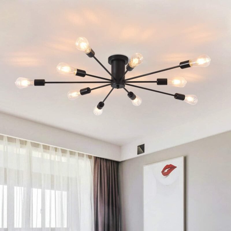 Our Review of the Garwarm 10-Light Modern Sputnik Chandelier