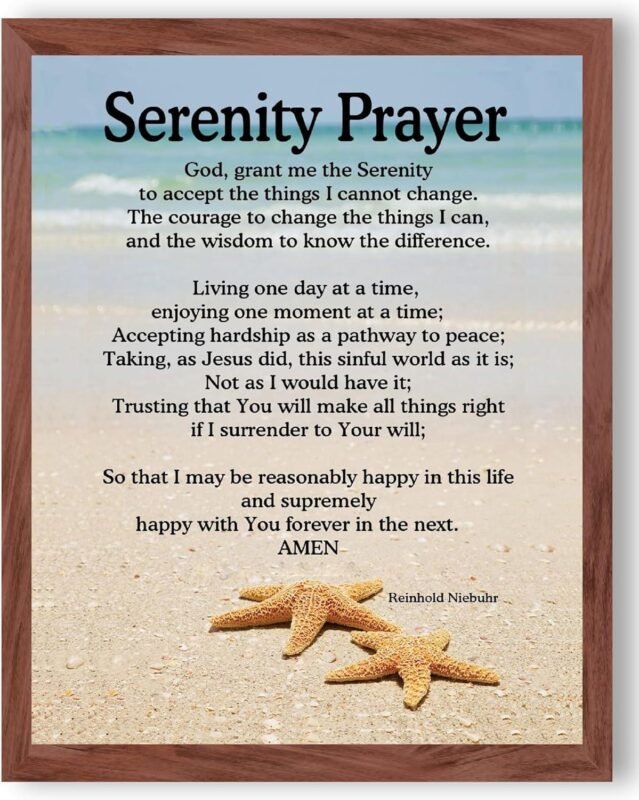 Finding Peace: Our Review of the Serenity Prayer Wall Art
