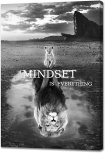 Roaring with Inspiration: Our Review of Lion Mindset Wall Art