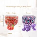 Aromatherapy Candle Gift Set - 2 Pack of Portable Soy Wax Candles for Home, Yoga, & Bath - Image 2