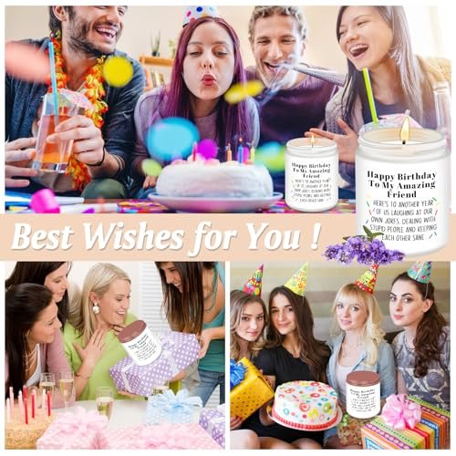 51uB17mR4L._SL500_.jpg Homsovler Best Friend Birthday Gifts: Funny Scented Candles for Women & Men, Ideal for Sisters, BFFs, Coworkers, and Classmates. - Image 7