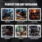 Men's Candle Set β 4 Pack of Masculine Soy Candles for Home, Includes Sandalwood Leather & More - Image 6