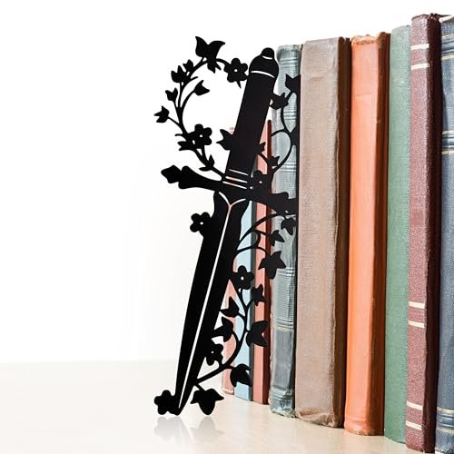 UrbanEco Dagger Bookshelf Decor – Fantasy Shelf and Desk Accessory Urbraneco Dagger Bookshelf Decor – Fantasy Decor for Bookshelf and Desk, Ideal for Men's Desk Accessories, Gifts for Books Lovers-Black