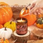 Autumn Candle Set: 4 Natural Soy Wax Candles with Pumpkin, Cinnamon, Vanilla Cupcake, and Apple Scents – Perfect Gift for Fall! - Image 4