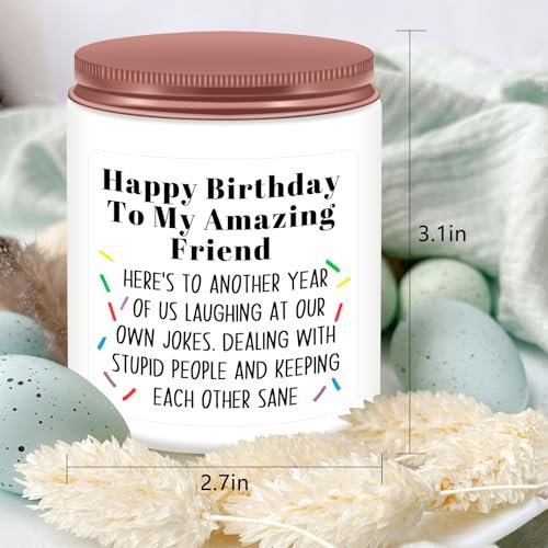 512kwd5Q4SL._SL500_.jpg Homsovler Best Friend Birthday Gifts: Funny Scented Candles for Women & Men, Ideal for Sisters, BFFs, Coworkers, and Classmates. - Image 3