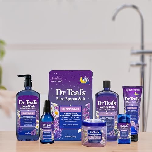 514k77nHSjL._SL500_.jpg Dr Teal's Sleep Spray with Melatonin & Essential Oils, 6 fl oz - 3 Pack for Restful Nights! - Image 10