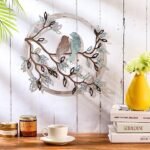 Ferraycle Metal Wall Art: Bird on Tree Branch Silhouette, Ideal for Living Room, Garden, or Office Decor. Perfect Housewarming Gift! - Image 3