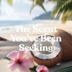 Yankee Candle Medium Pillar in Coconut Beach: 14.25 oz, up to 115-hour burn time, premium wax blend for lasting fragrance. - Image 3
