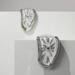 FAREVER Melting Clock: Salvador Dali-Inspired Desk Decor, Unique Gift for Home or Office Spaces. - Image 8