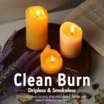 4-Pack Natural Beeswax Candles: Long-Lasting 140-Hour Burn Time, Smokeless & Dripless, Organic Pillar Candles for Home Use. Perfect Emergency Light! - Image 6