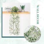 Der Rose 1Pc Fake Eucalyptus Plant: Artificial Hanging Decor for Vintage Boho Farmhouse and Office Spaces. - Image 7