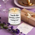 Homsolver Birthday Candles – 9oz Lavender Scented Gifts for Him & Her, 50+ Hours Burn Time, Perfect for Milestone Celebrations. - Image 8