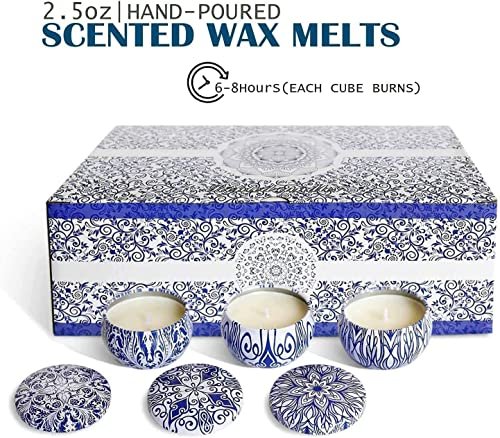 51BVr9544jL._SL500_.jpg YOROXRG 16-Pack Scented Candle Gift Set: Soy Wax Travel Tins for Home, Perfect for Mom on Christmas, Birthday, or Mother's Day. - Image 5