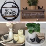 Notakia Black Small Bird Statues - Modern Home Decor Ornaments for Living Room, Bedroom, Office (2 Pcs) - Image 4