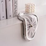 FAREVER Melting Clock: Salvador Dali-Inspired Desk Decor, Unique Gift for Home or Office Spaces. - Image 5