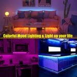 Maylit 8.2ft USB LED Backlight for 40-60in TVs - RGB Strip Lights with Remote for Room Decor - Image 7