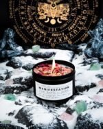 Handmade Crystal Soy Candles for Wishing and Manifestation: Ideal Gifts for Birthdays & Moon Magic. - Image 4