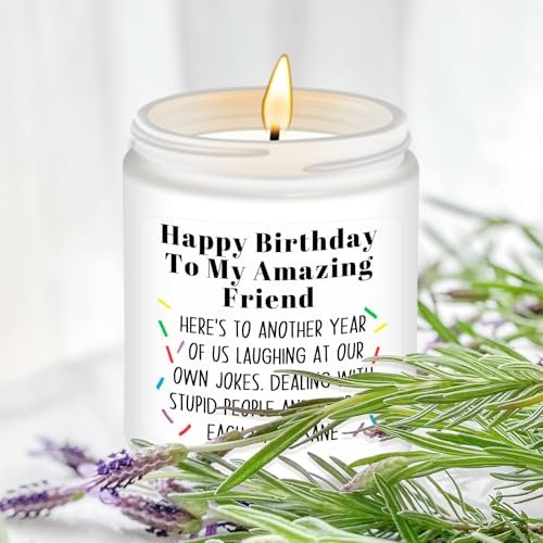 51IDohQgi0L._SL500_.jpg Homsovler Best Friend Birthday Gifts: Funny Scented Candles for Women & Men, Ideal for Sisters, BFFs, Coworkers, and Classmates. - Image 5