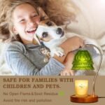 Dimmable Funistree Candle Warmer Lamp with Timer – Ideal Gift for Moms, Fall Home Decor - Image 2
