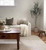 S & L Homes Handwoven Jute Cotton Area Rug for Living Room - 8' x 10' Rustic Bohemian Decor - Image 9
