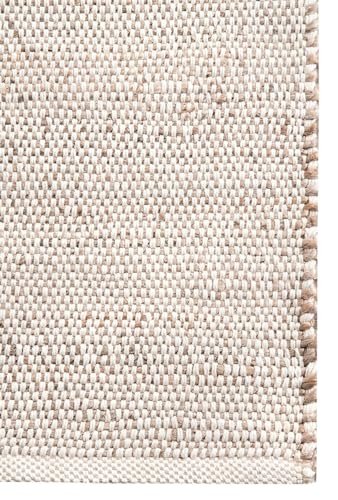 51KDyQZvslL._SL500_.jpg S & L Homes Handwoven Jute Cotton Area Rug for Living Room - 8' x 10' Rustic Bohemian Decor - Image 5