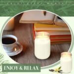 MTLEE 4-Pack 12 oz Vanilla Scented Soy Candles with Essential Oils - Perfect for Home, Weddings, and Gifts! - Image 7