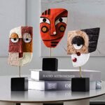Wink - Handcrafted Resin Abstract Sculptures for Home Decor, African Tribal Figurines for Bookshelves, TV Stands & Living Rooms. - Image 6