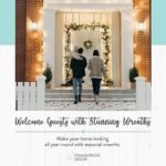 Rustic Small Wreath - Stylish Seasonal Decor for Living Room, Entryway & Kitchen by Foundations Decor - Image 2