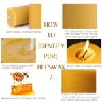 4-Pack Natural Beeswax Candles: Long-Lasting 140-Hour Burn Time, Smokeless & Dripless, Organic Pillar Candles for Home Use. Perfect Emergency Light! - Image 7