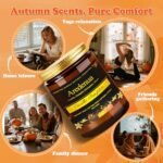 Vanilla Pumpkin Scented Candle - 7oz Soy Candle for Fall, 50hr Burn Time, Perfect Autumn Gifts. - Image 5